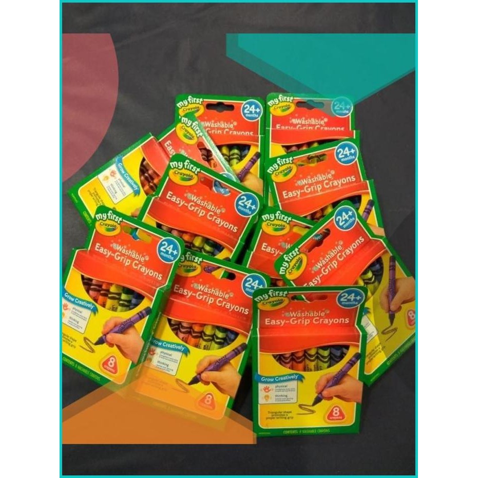 

Crayola washable easy grip crayons (8pcs) 11OKTZ4 sparepart