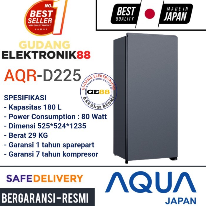 LG KULKAS 1 PINTU [164 L] GN-INV201SL - PLATINUM SILVER