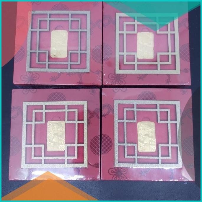 LM Emas Antam 8 Gram Gift Series Imlek Year Of Dragon Shio Tahun Naga