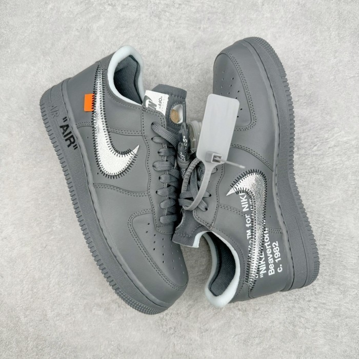 Off-White x Nike Air Force 1 Ghost Grey 'Paris Exclusive'