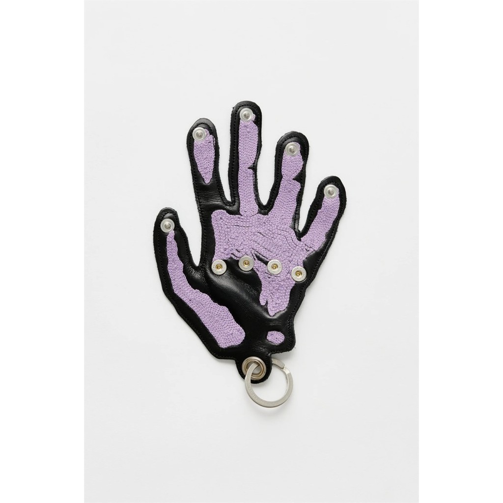 Our Legacy Hand Keychain - Black Leather