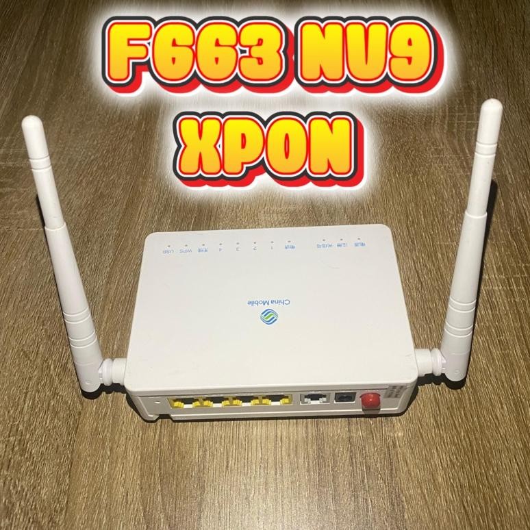 F663nv9 XPON ZTE modem router xpon