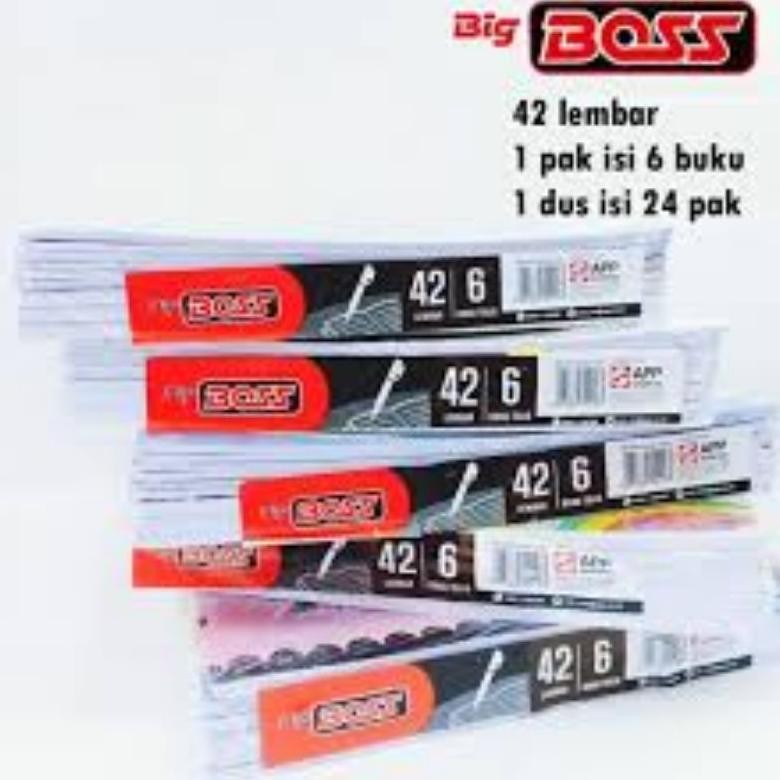 

Terlaris Buku Tulis Big Boss Vision 42 Lembar