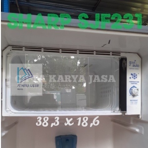 PINTU FREEZER SHARP 1 PINTU CUSTOM ( SAMURAI / LOVES )