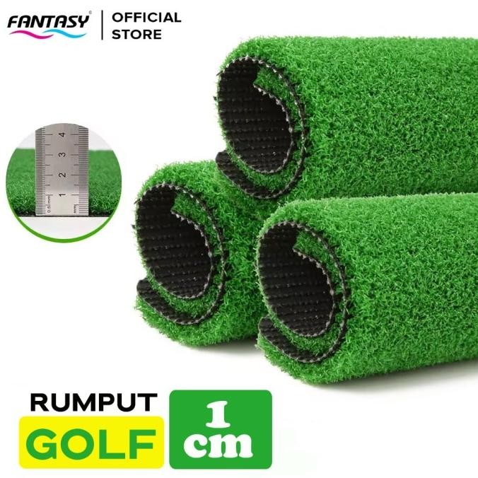 FANTASY KARPET RUMPUT SINTETIS MINI GOLF TEBAL 10MM RUMPUT PALSU SYNTHETIC GRASS INDOOR OUTDOOR  KAR