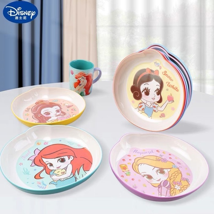 PIRING MAKAN ANAK MELAMINE DISNEY ORIGINAL/ PRINCESS