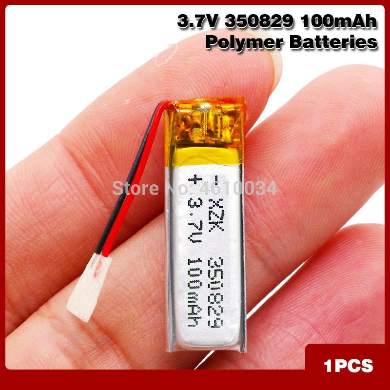 3.7v 100mAh 350829 Lithium Polymer Li-Po li ion