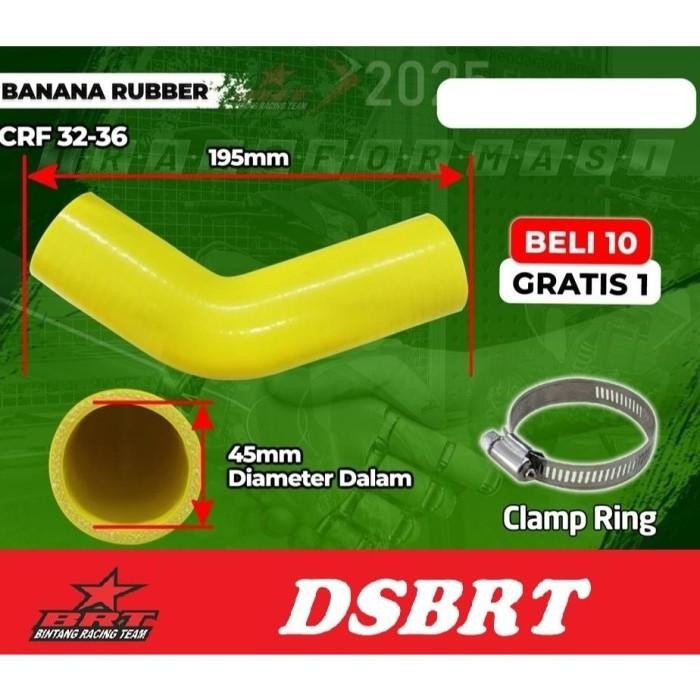** Karet Filter Banana Rubber BRT CRF 150L Velocity CRF 150 ** Premium