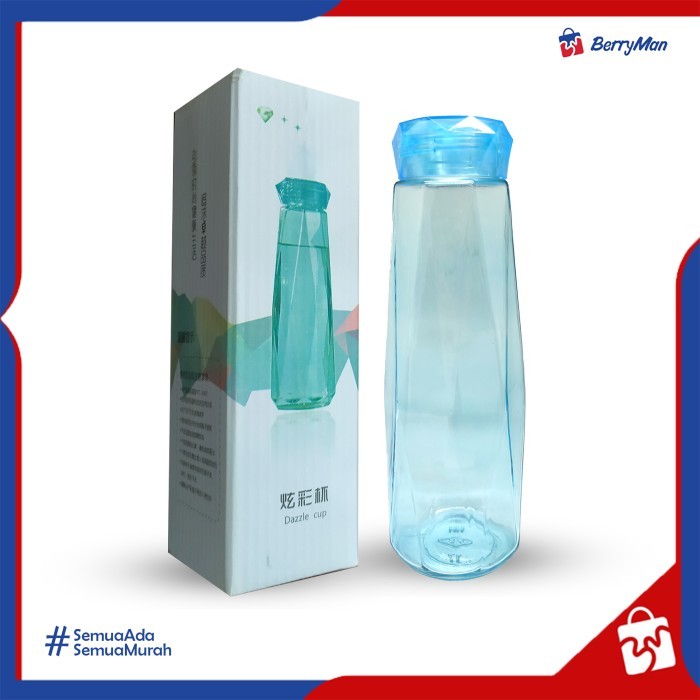 PROMO SPECIAL Botol Minum Kaca Kristal Diamond 450ML