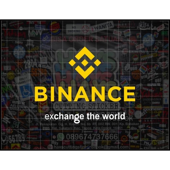 

BEST DEAL CUTTING STICKER BINANCE !!!!