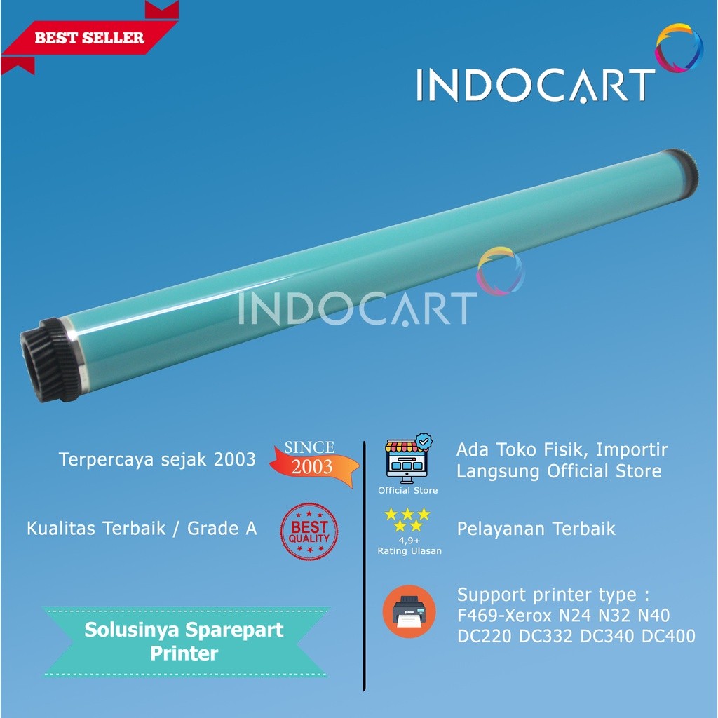 IndoCart OPC Drum Glossy F469-Xerox N24 N32 N40 DC220 DC332 DC340 DC400