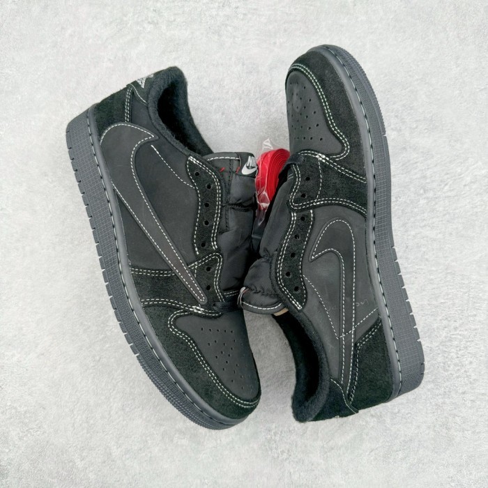 Travis Scott x Air Jordan 1 Retro Low OG SP Black Phantom'