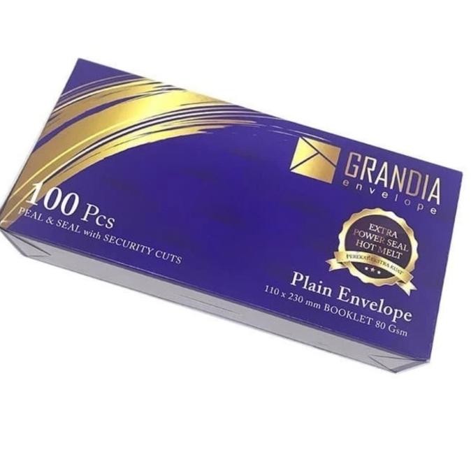 

New Arrival ! Amplop putih Polos panjang GRANDIA Envelope 90 Lem Berperekat