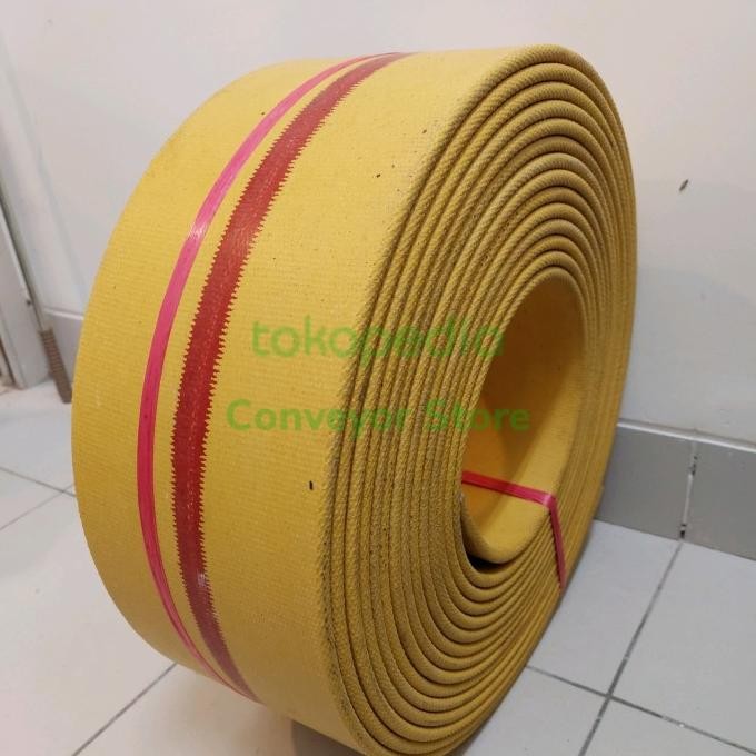 

KANVAS CONVEYOR KUNING STRIP MERAH 6 INCH X 6 PLY ORIGINAL DAN TERPERCAYA