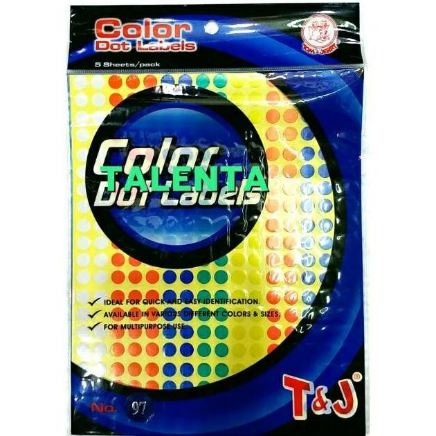 

Varian Terbaru ! Kertas Label Dot 97 Warna Warni (1pad)