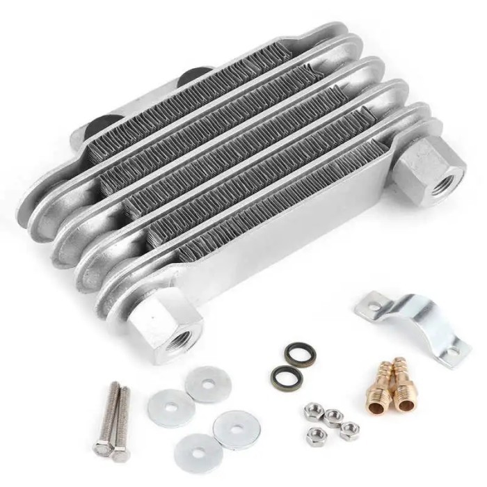 BEBAS ONGKIR - Oil Cooler Motor Universal Pendingin Oli Untuk Motor 125-250cc