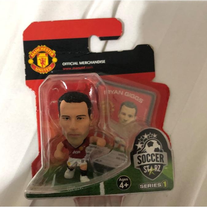 SUPER DEFORMED FIGURE SOCCERSTARZ Manchester United Ryan Giggs Original RARE