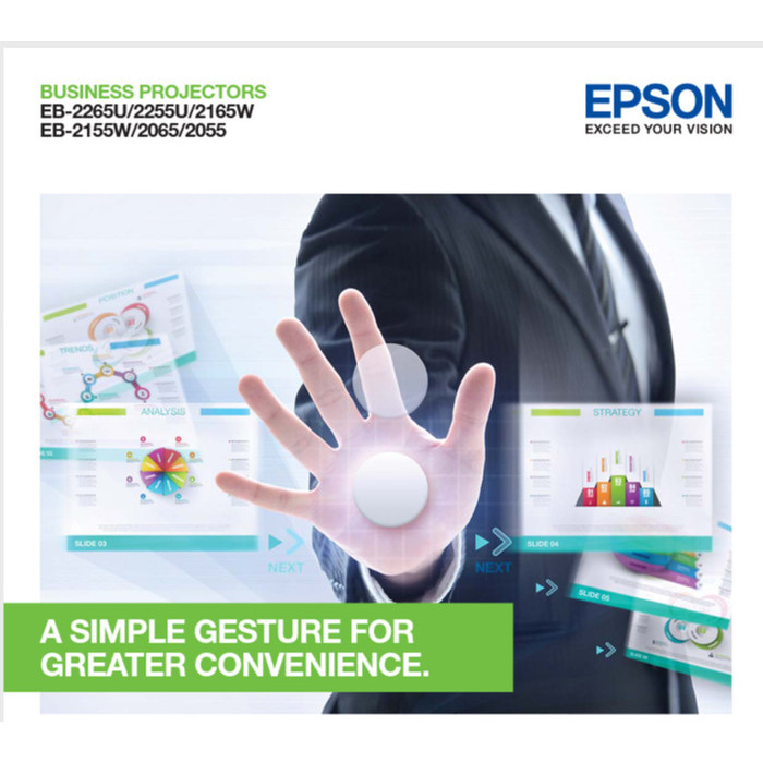 Proyektor Epson Eb-2065 Eb2065 Eb 2065 Berkualitas 3Lcd 5500 Lumens New 100 % Original