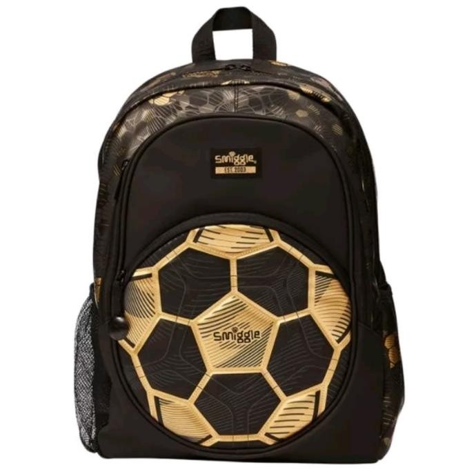 Smiggle - Tas Ransel Soccer Gold/ Ori/ School Bag/ Tas Bola Smiggle