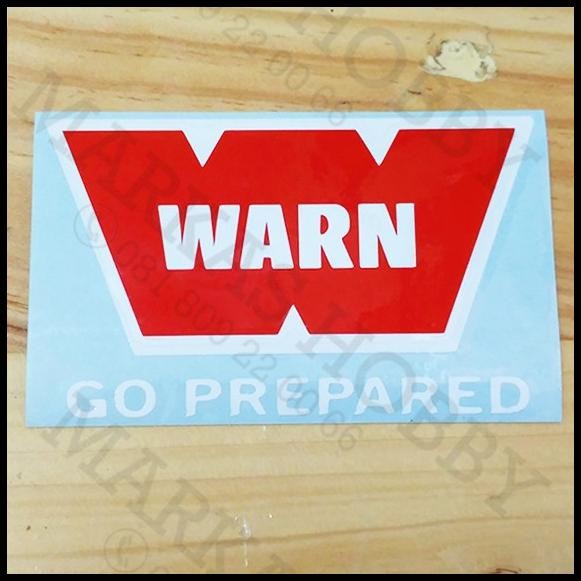 

TERMURAH STIKER WARN GO PREPARED