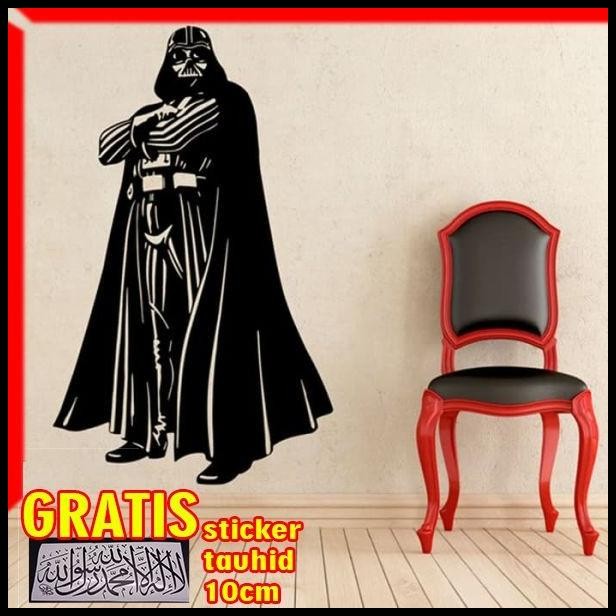 

TERBARU DARTH VADER 3 WALL DECAL STICKER - SIZE 23" !!!!!!