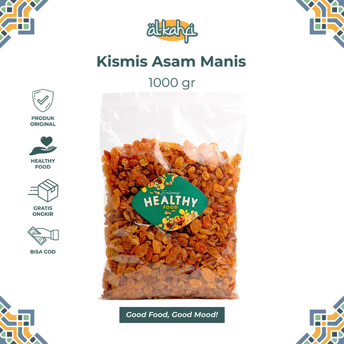 

Ready - Kismis Raisin Asam Manis 1 Kg Oleh Oleh Haji Umroh