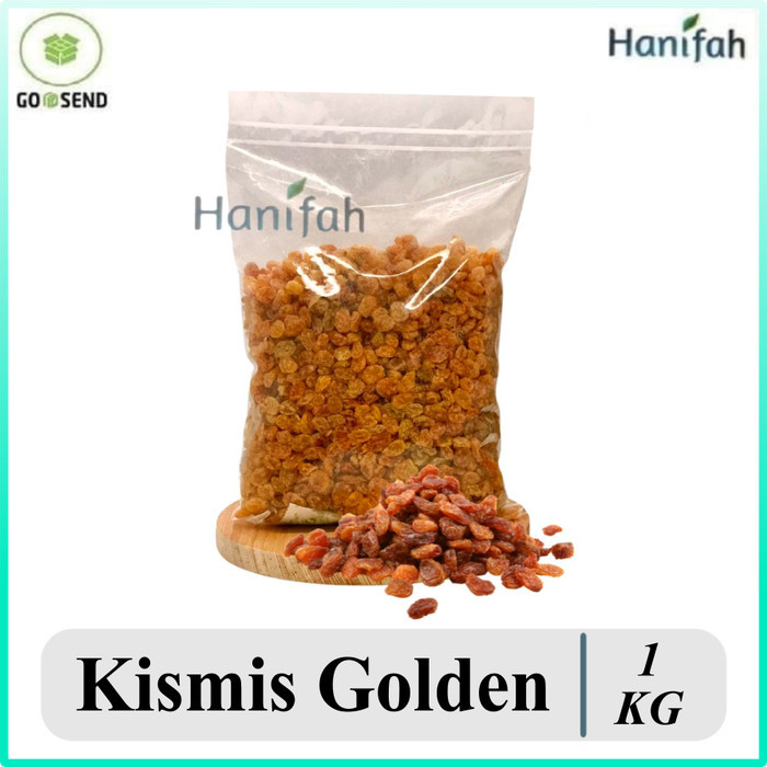 

Ready - Kismis Golen Raisin 1 Kg Cemilan Khas Timur Tengah Kismis 1Kg Halal