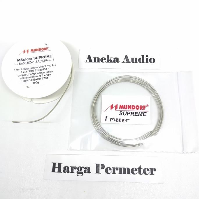 TIMAH TENOL SOLDER AUDIO MUNDORF MSOLDER SUPREME SG DIJUAL PERMETER ORIGINAL DAN TERPERCAYA