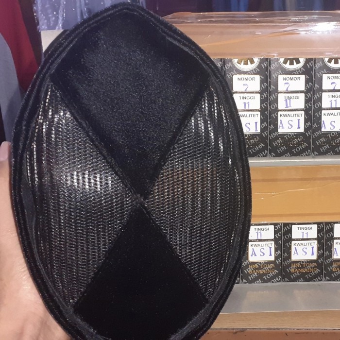 Peci PECI MANIS AC SILANG TINGGI 11 M.TOHA - H. Alay Deluxe terlaris kopiah laki-laki premium songko