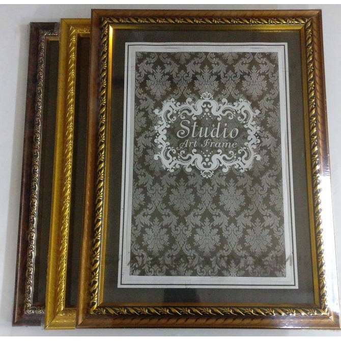 Best Seller A4 Tepi (25x35 cm) Bingkai / Pigura / Frame Foto Presiden / Sertifikat - Harga Terjangka
