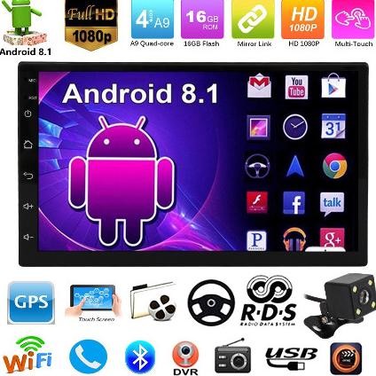 7" Double 2Din Android 8.1 Car MP5 Player Bluetooth