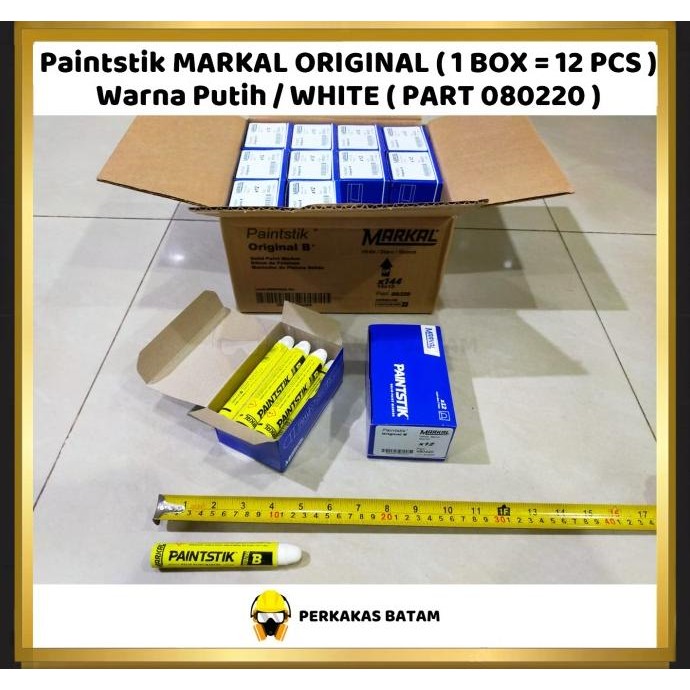 

Paint Stick Markal B 12Pc- Marker Penanda Logam Pipa Kaca Karet Original Dan Terpercaya