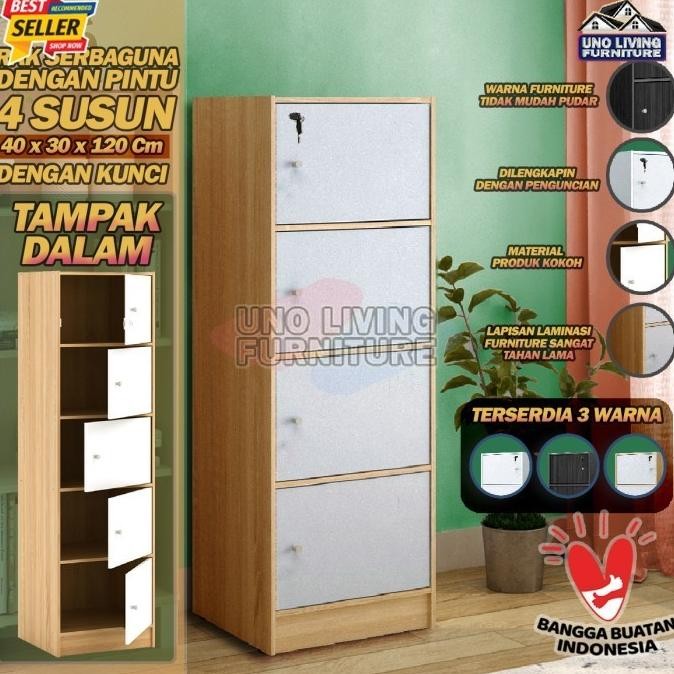 

Lemari Rak Buku Serbaguna Susun 3 4 5 Kayu Dengan Kunci Terbaru Murah Original Dan Terpercaya