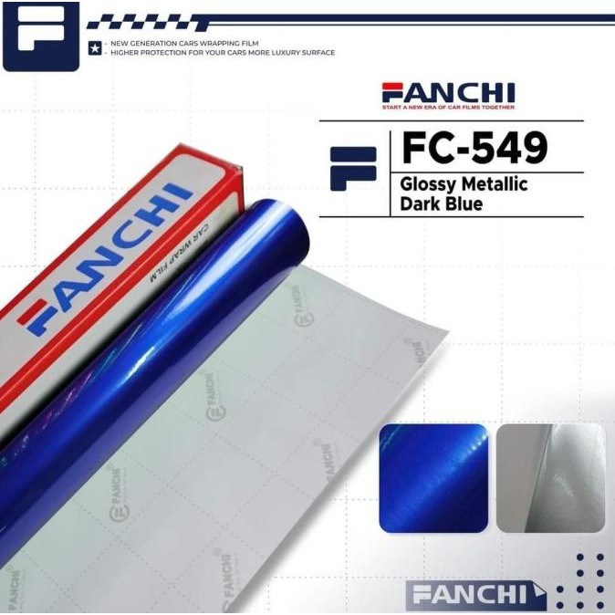 

HIGH QUALITY ROLL STICKER FANCHI FC549 CANDY GLOSSY METTALIC BLUE 50CM9M ROLL