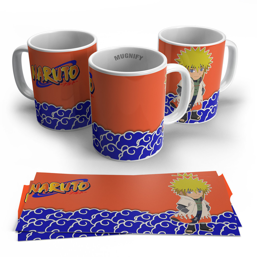 Gelas Mug Bergambar Naruto | Kado Hadiah Gelas Mug Kartun Naruto