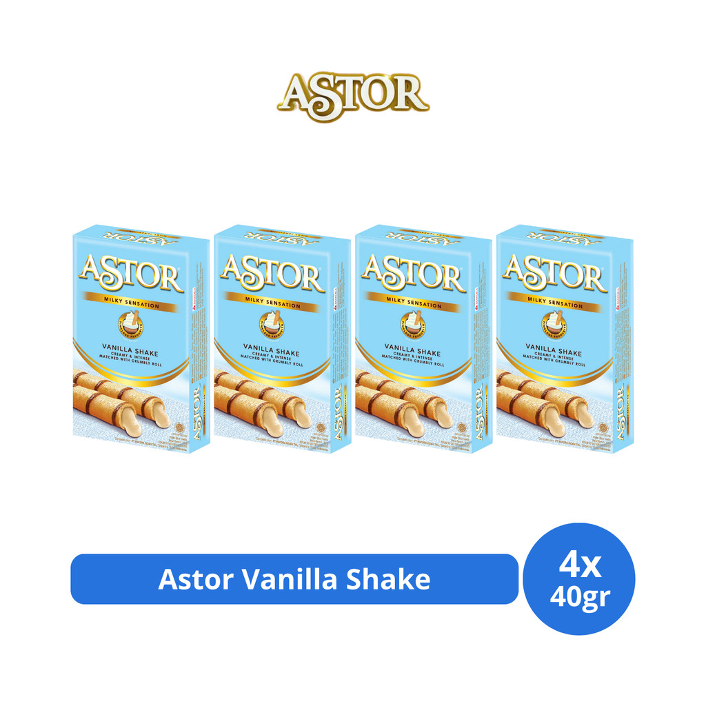 

Astor Vanilla Shake 40gr x 4 pcs