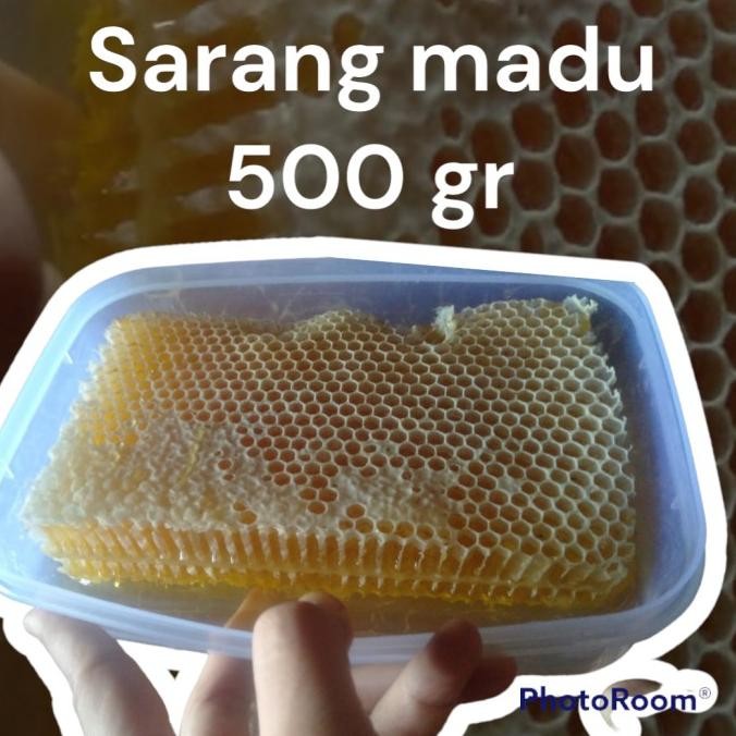 

madu sarang malifera, raw honey,honey comb.500 gr [terbaik]