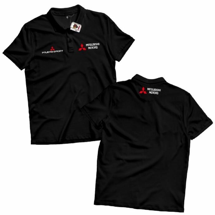 T-SHIRT POLO PAJERO SPORT KAOS KERAH MITSUBISHI PAJERO SPORT