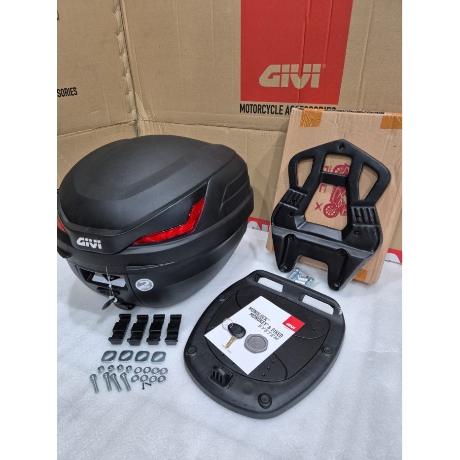 Box Givi B27 NX plus breket Nmax Turbo - All New Nmax - Nmax Old - Pcx 150 160 - Adv 150 160