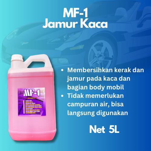 TERBARU Pembersih Jamur Kaca Mobil 5 liter MF-1 Obat Jamur Body dan Kerak