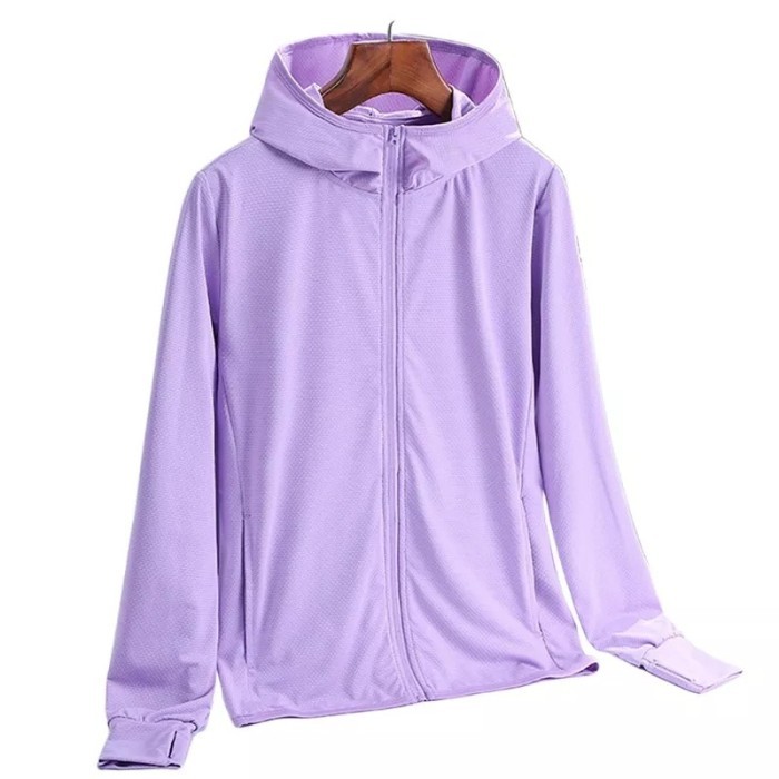 TERLARIS [Standar-SuperJumbo] Foratjin- AIRism Jaket UV Protection Mesh Yoga Fitness Dry fit Pria Wa