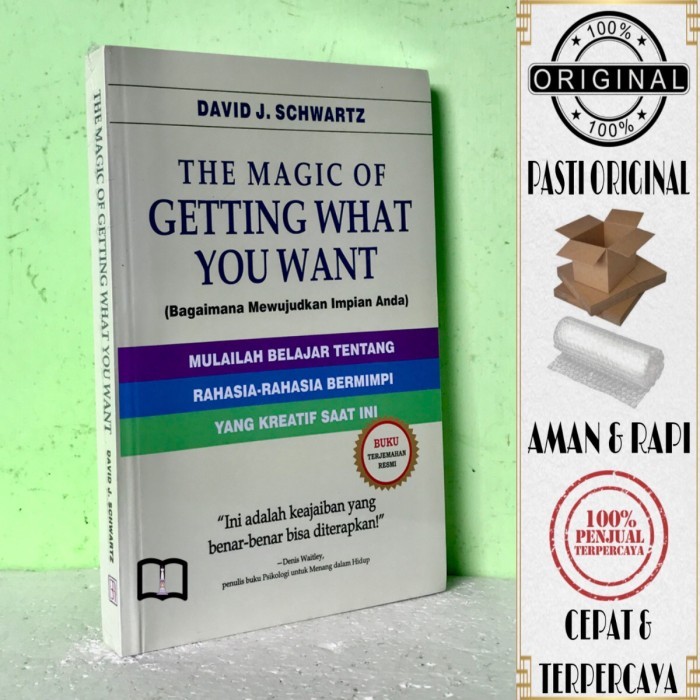 

Buku The Magic Of Getting What You Want Soft Cover - David J. Schwartz