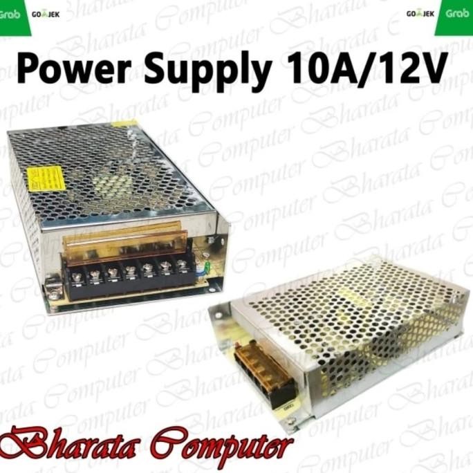 

Diskon! Power Supply 12V 10A Jaring untuk CCTV Max 8 Chanel