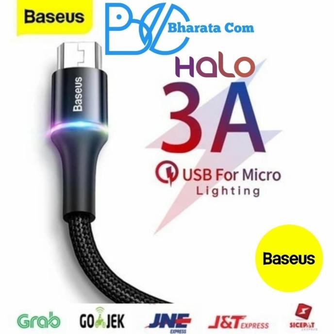 

Diskon! KABEL DATA LED BASEUS HALO FAST CHARGING MICRO USB 100CM