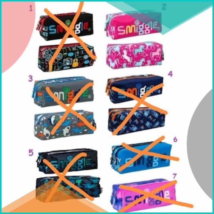 

SMIGGLE TWIN ZIP PENCIL CASE UNICORN - TEMPAT PENSIL SOFT CAS SMIGGLE