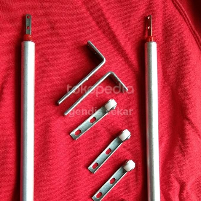 rel jendela sliding vertikal | 70cm - 90cm | engsel sliding vertikal