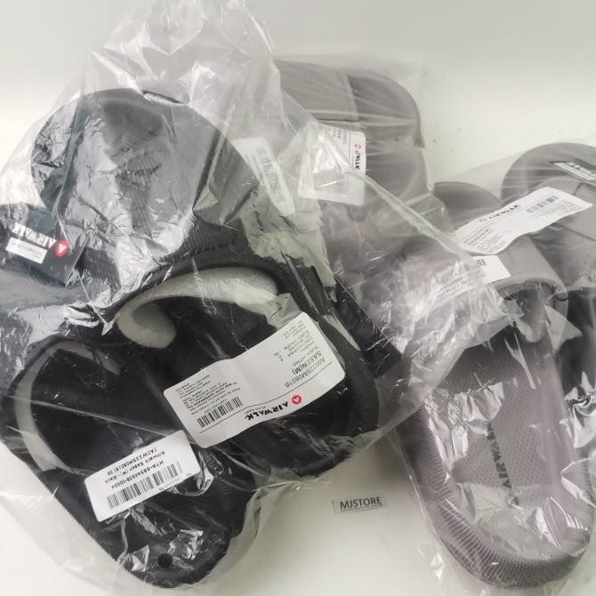 

Terlaris Sandal Airwalk Sasen Unisex - Black New Map Ready Stok