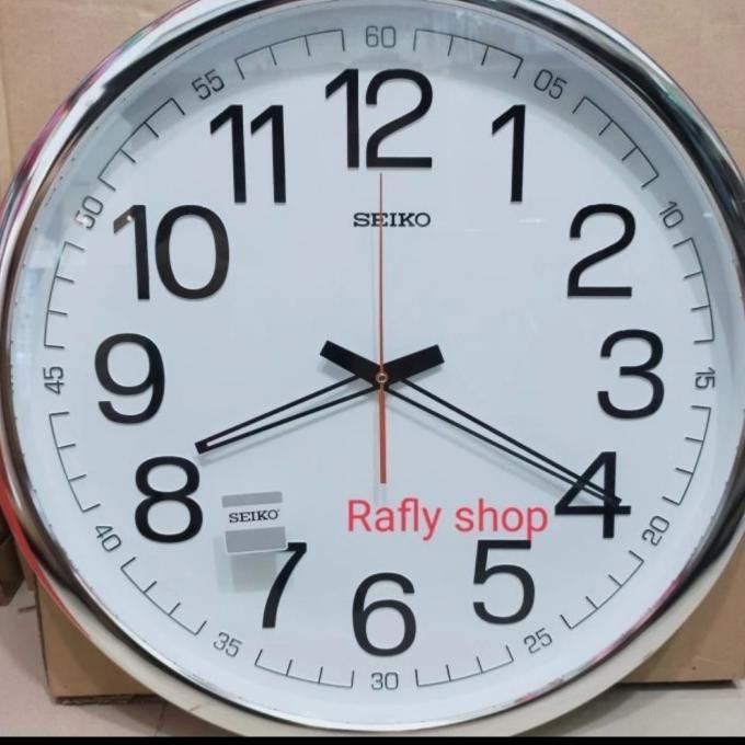 Jam Dinding Seiko Putih Besar 50Cm Asli