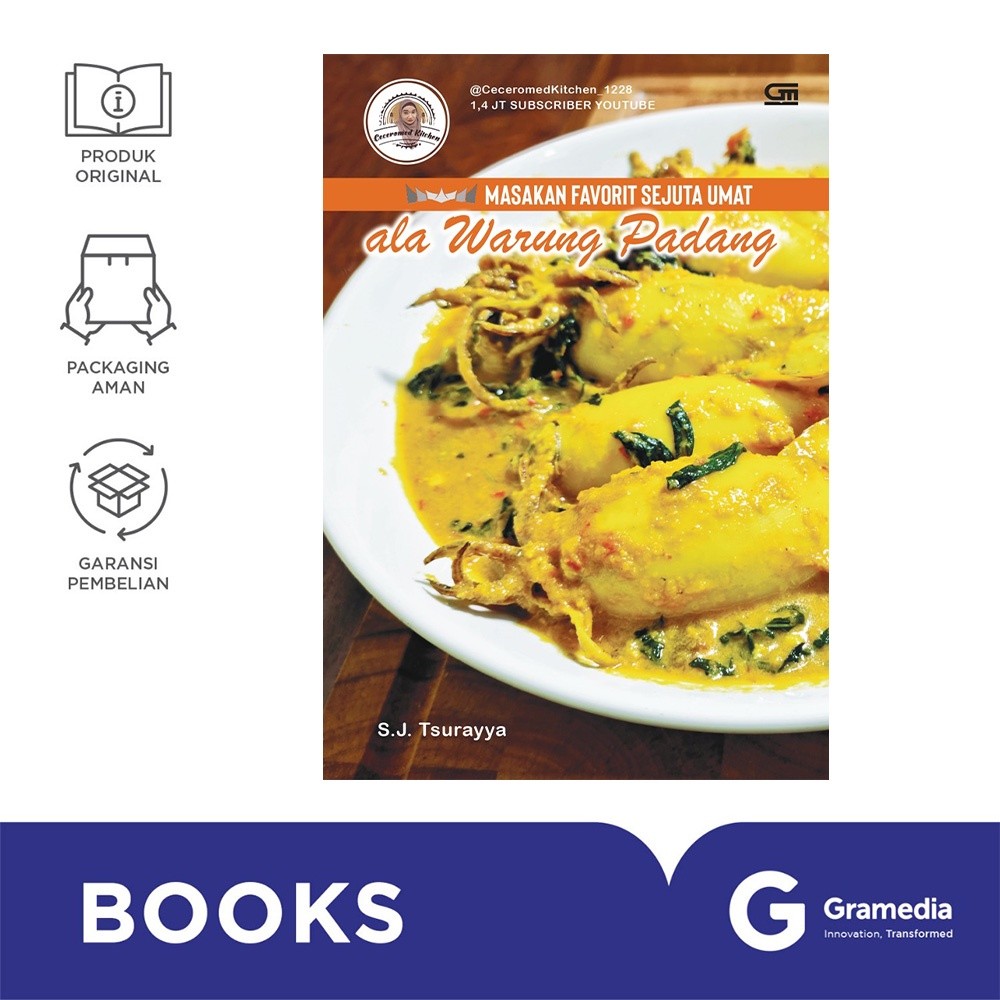 Gramedia GTC- Ceceromed Kitchen Masakan Favorit Sejuta Umat Ala Warung Padang