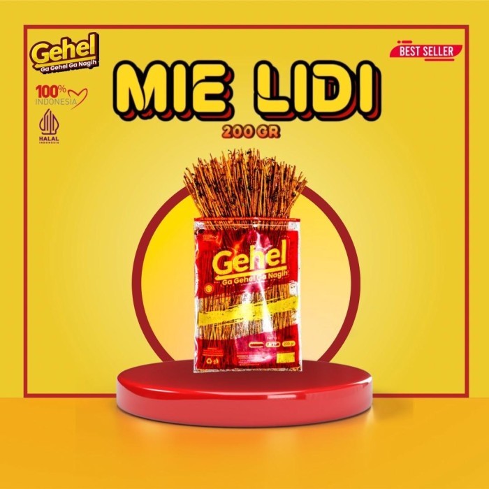 

OBRAL Gehel Mie Lidi 200gr - Makanan Ringan